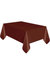 Unique Party Rectangular Plastic Tablecover (Brown) (54 x 108in) - Brown
