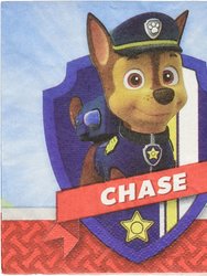 Paw Patrol Beverage Napkins - Chase (16 Pack)