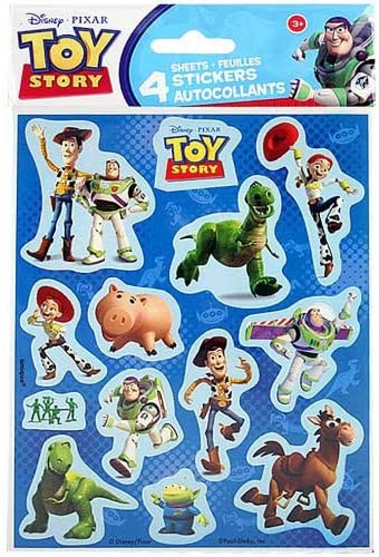 Toy Story Sticker Sheets (4 Sheets)
