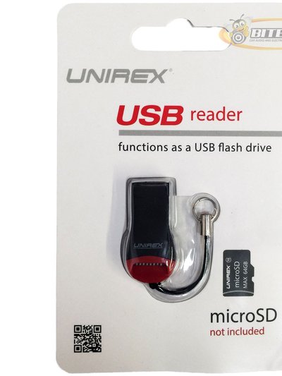 Unirex USB Reader (Supports MicroSD Card of up to 32GB) product