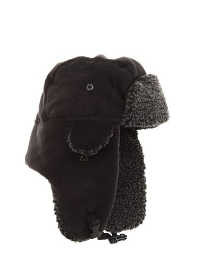 Universal Textiles EX-STORES Unisex Mens/Womens Fleece Trapper Hat, Ski Hat (Black) product
