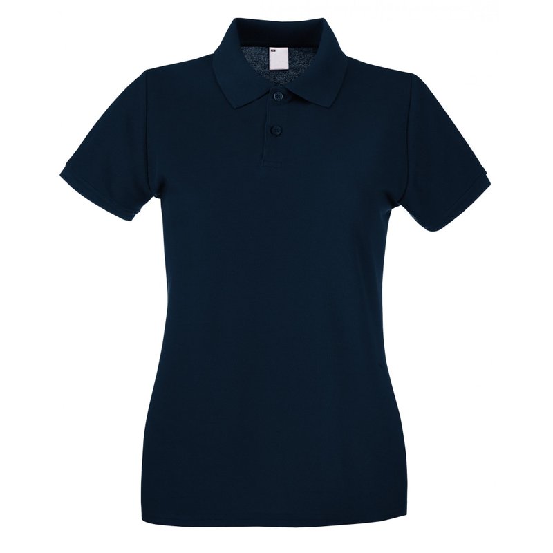 UNIVERSAL TEXTILES WOMENS/LADIES FITTED SHORT SLEEVE CASUAL POLO SHIRT
