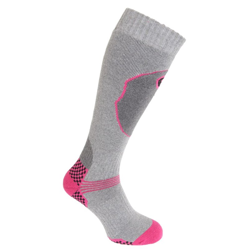 Universal Textiles Womens/ladies High Performance Ski Socks (1 Pair) (gray)