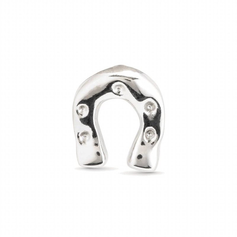 Unode50 Horseshoe Piercing Stud Earrings In Grey