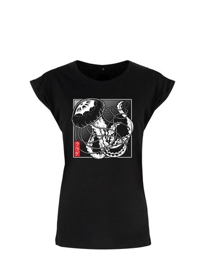 Unorthodox Collective Unorthodox Collective Womens/Ladies Oriental Jelly Fish T-Shirt (Black) product