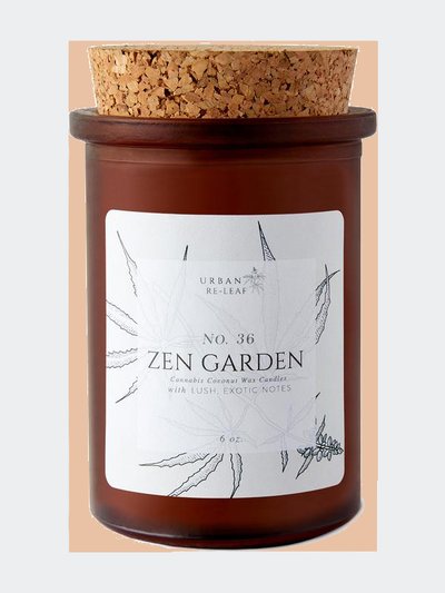 Urban Re-Leaf #36 Zen Garden Cannabis Coconut Wax Candle product