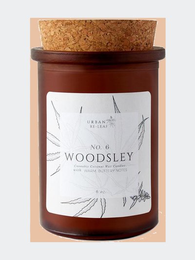 Urban Re-Leaf #6 Woodsley Cannabis Coconut Wax Candle product