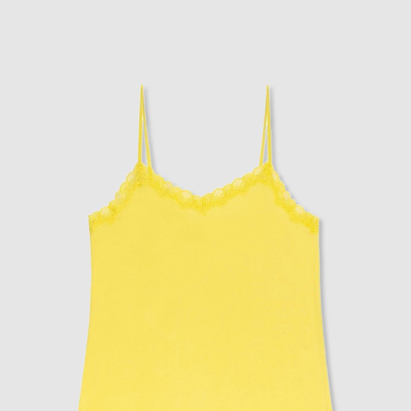 Uwila Warrior Soft Silk Camisole In Lemon Zest