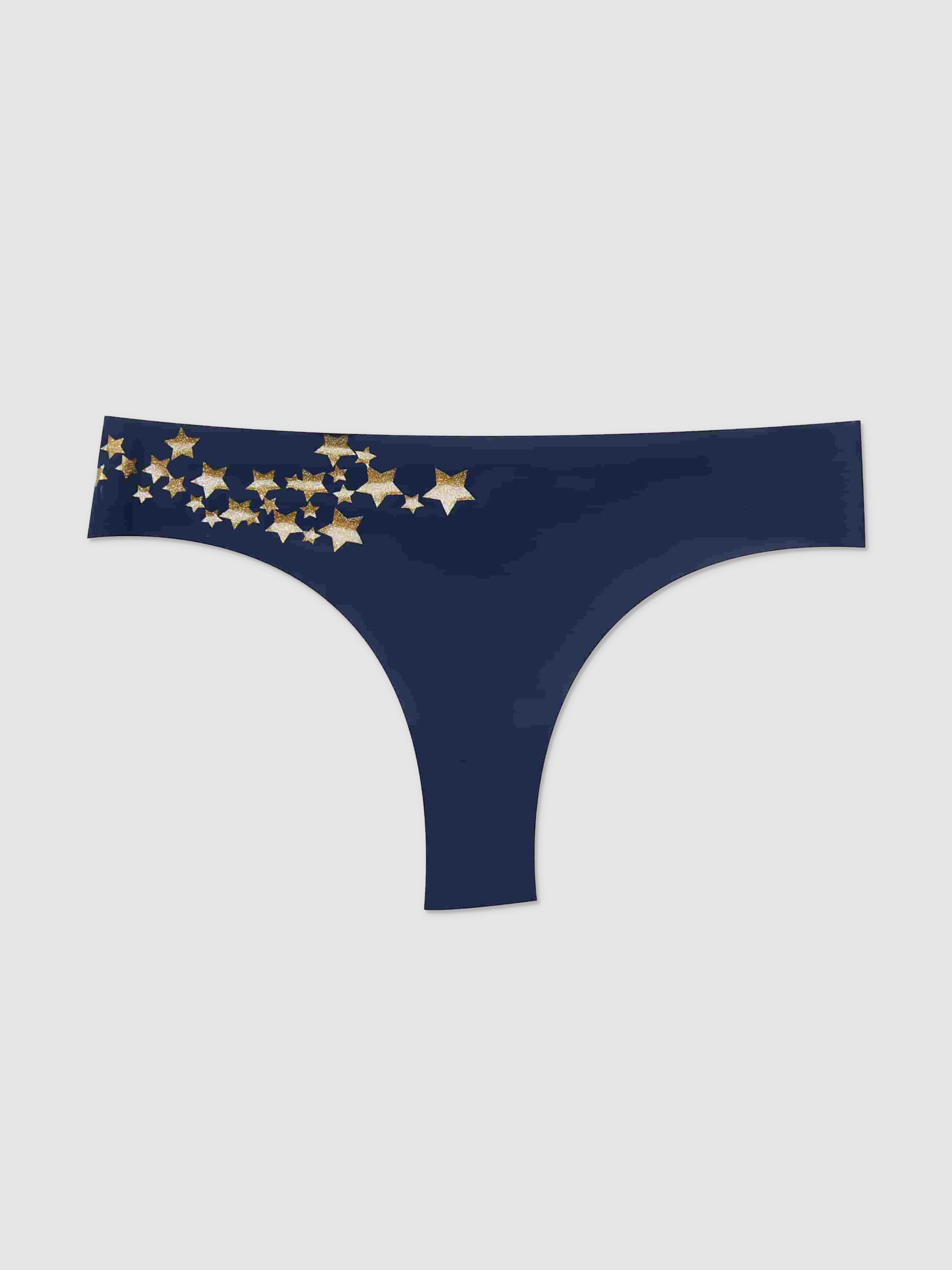 Uwila Warrior Vip Thong With Decals In Blue