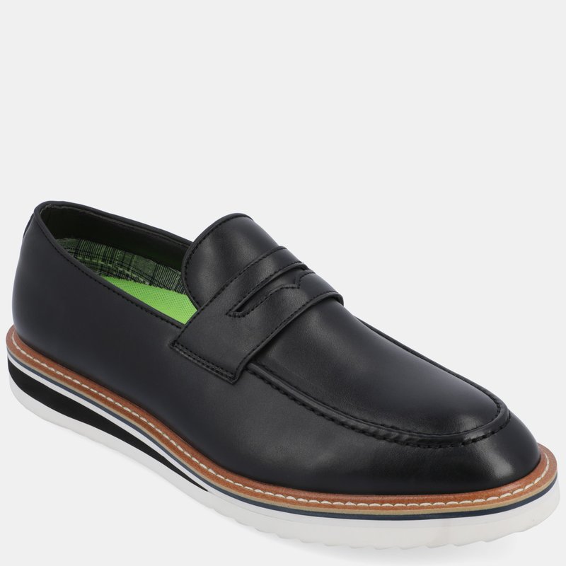 Vance Co. Shoes Albert Slip-on Penny Loafer In Black