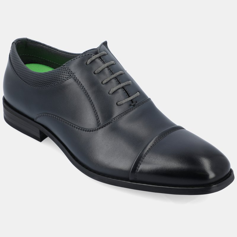 Vance Co. Shoes Bradley Oxford Dress Shoe In Grey