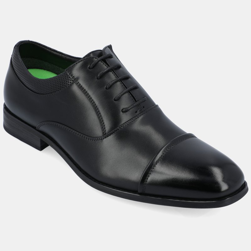 Shop Vance Co. Shoes Bradley Wide Width Oxford Dress Shoe In Black