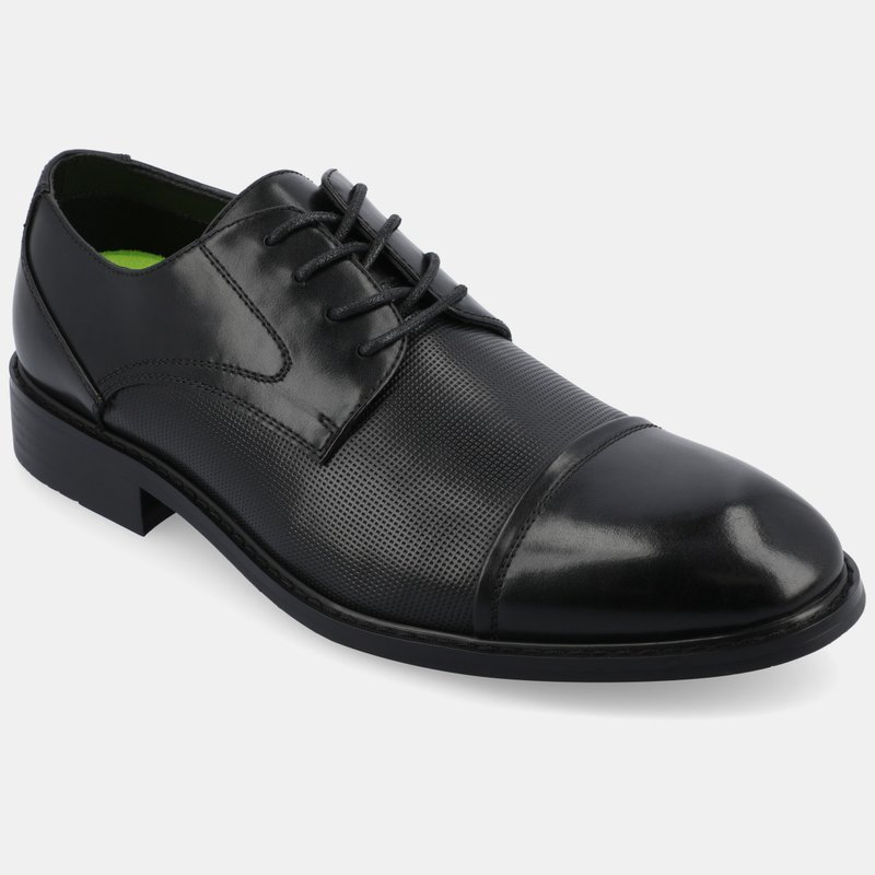 Vance Co. Shoes Chandler Cap Toe Dress Shoe In Black