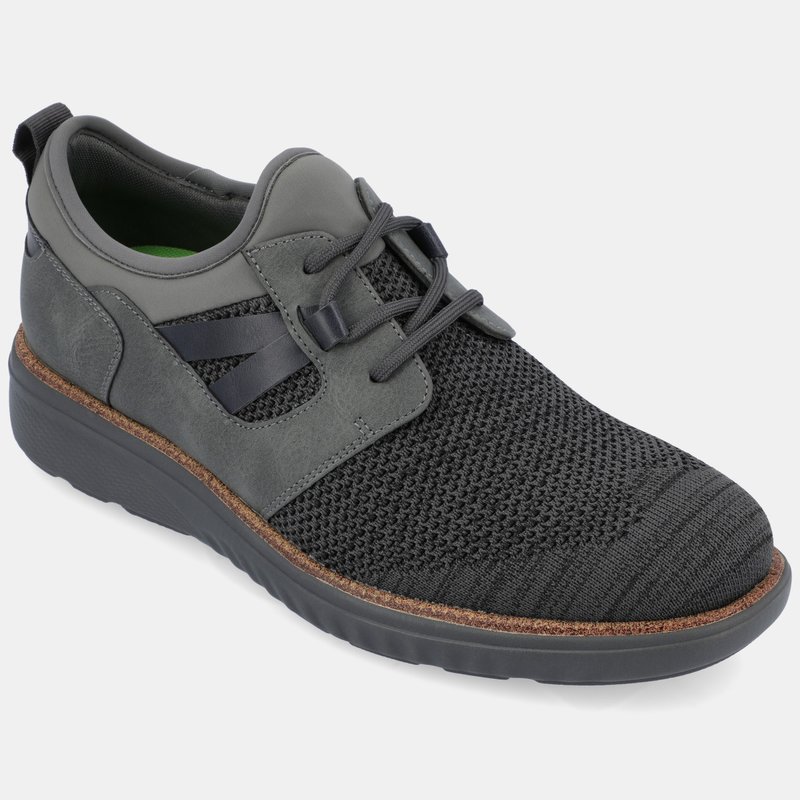 Shop Vance Co. Shoes Claxton Knit Sneaker In Grey