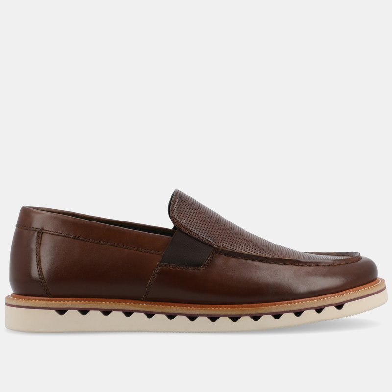 Shop Vance Co. Shoes Dallas Slip-on Loafer In Brown