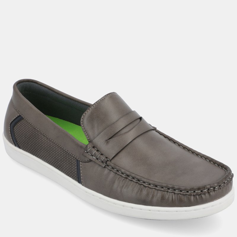 Vance Co. Shoes Danny Penny Loafer In Grey