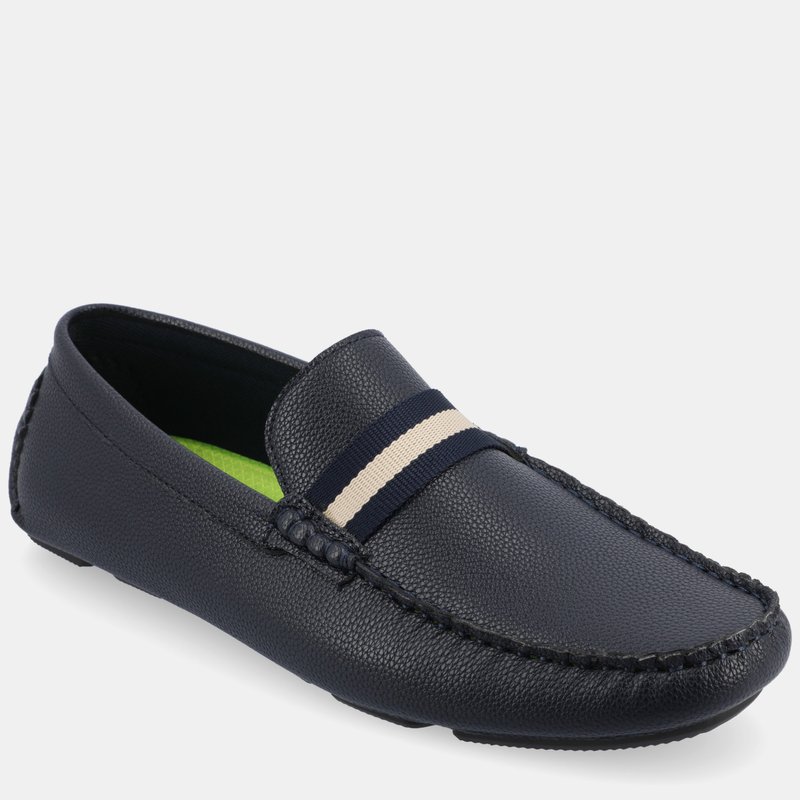 Shop Vance Co. Shoes Griffin Driving Loafer In Blue