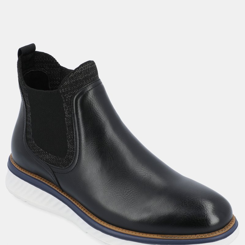 Vance Co. Shoes Hartwell Pull-on Chelsea Boot In Black