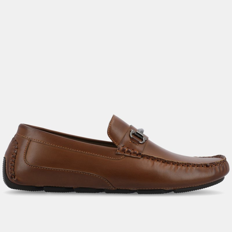 Vance Co. Shoes Holden Bit Driving Loafer In Brown