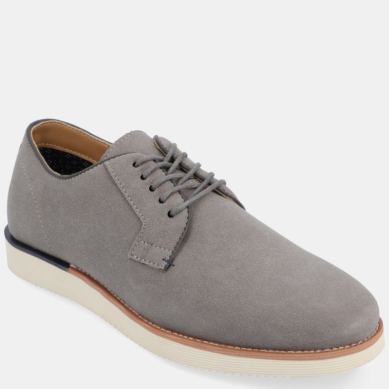 Vance Co. Shoes Ingram Plain Toe Derby Shoe In Grey