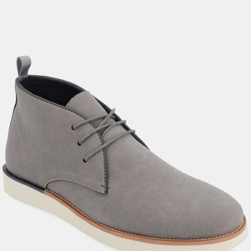 Vance Co. Shoes Jimmy Plain Toe Chukka Boot In Grey