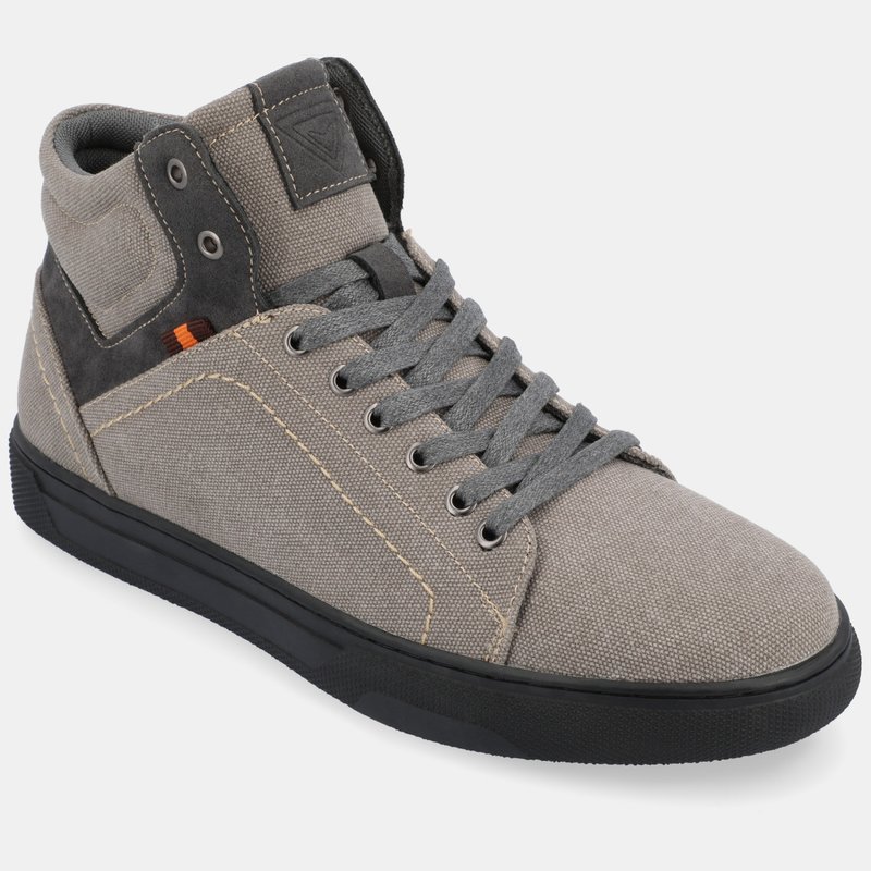 Vance Co. Shoes Justin High Top Sneaker In Grey