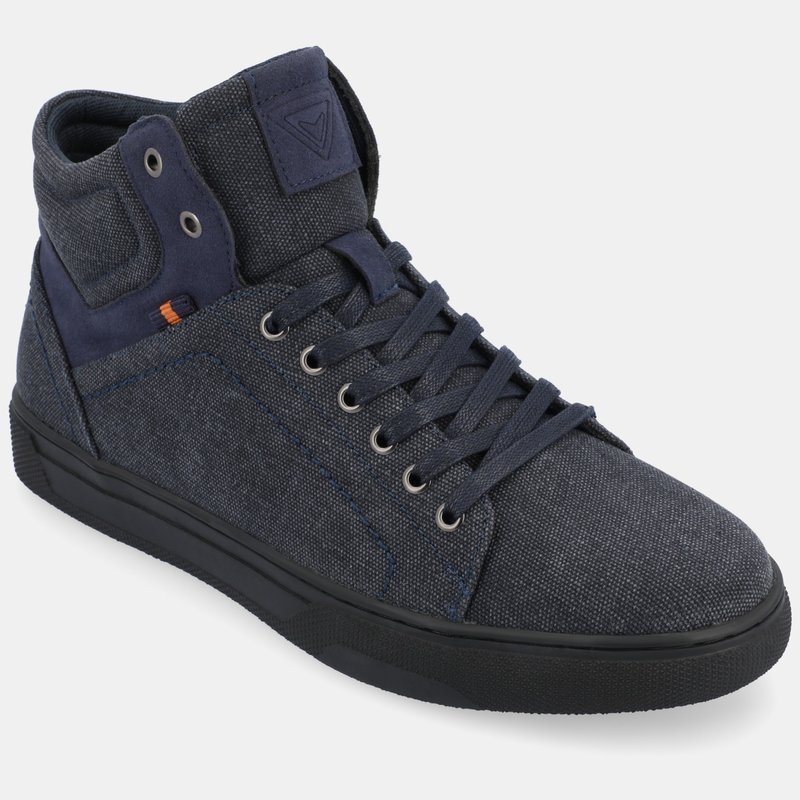 Vance Co. Shoes Justin High Top Sneaker In Blue