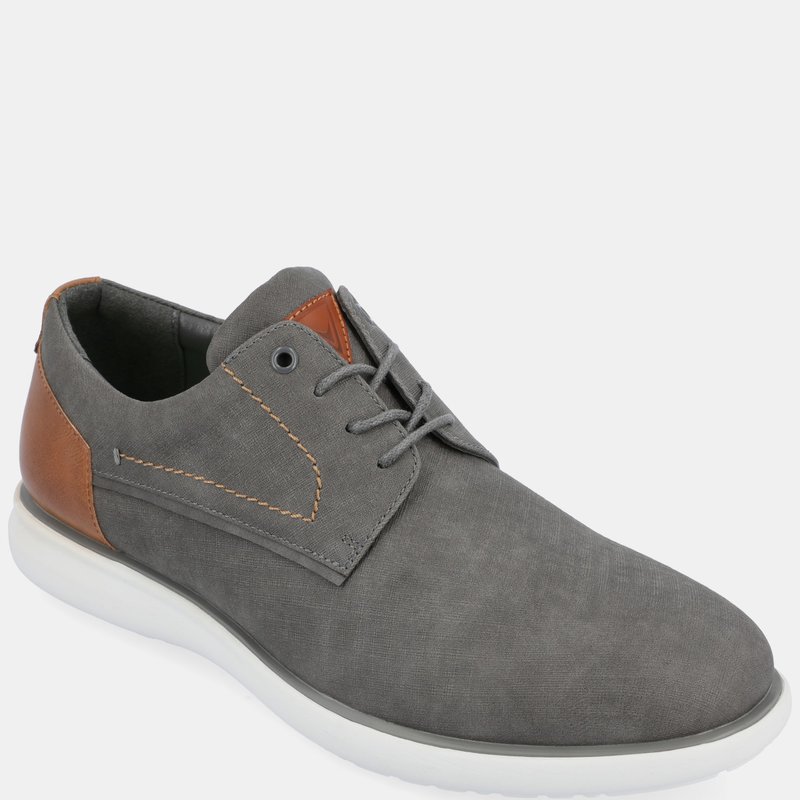 Shop Vance Co. Shoes Kirkwell Lace-up Casual Derby Shoe In Grey
