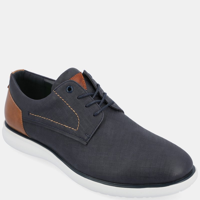 Shop Vance Co. Shoes Kirkwell Lace-up Casual Derby Shoe In Blue