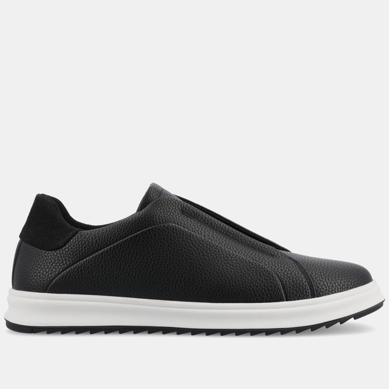 Shop Vance Co. Shoes Matteo Slip-on Sneaker In Black
