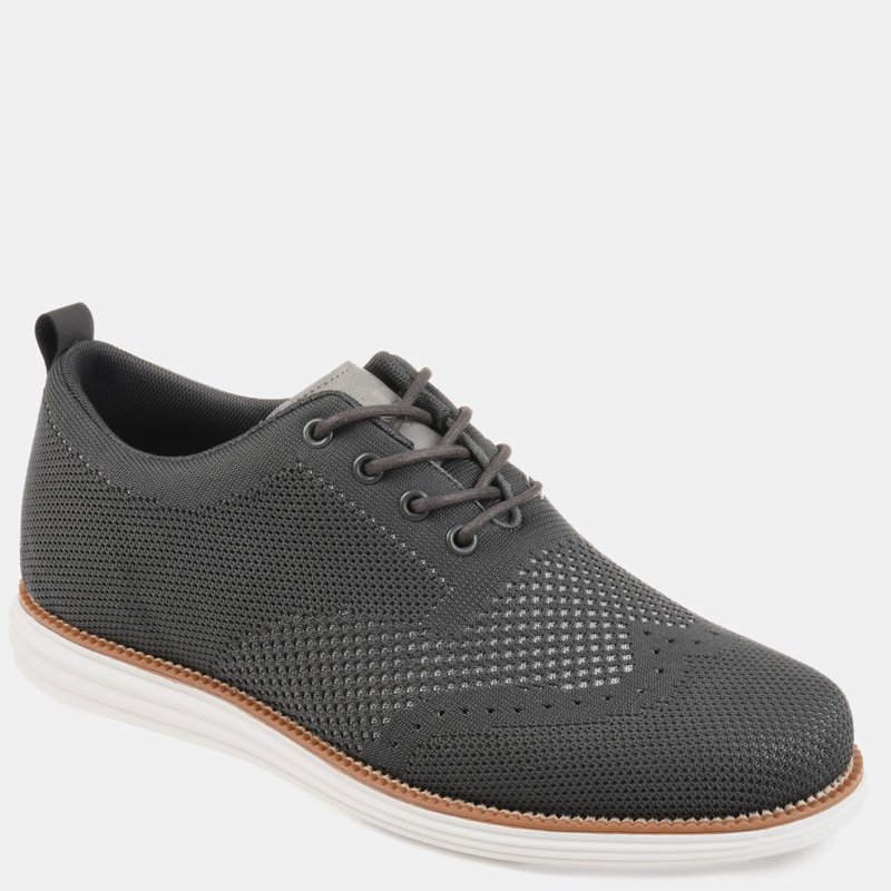 Shop Vance Co. Shoes Men's Ezra Knit Dress Shoe In Grey