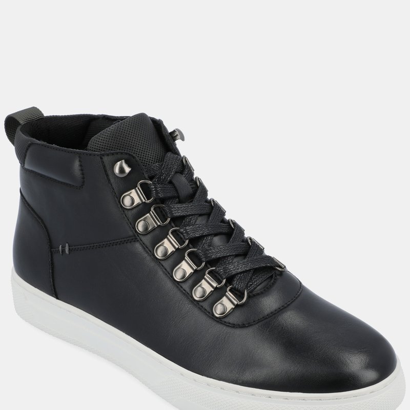 Vance Co. Shoes Ortiz Lace-up High Top Sneaker In Black