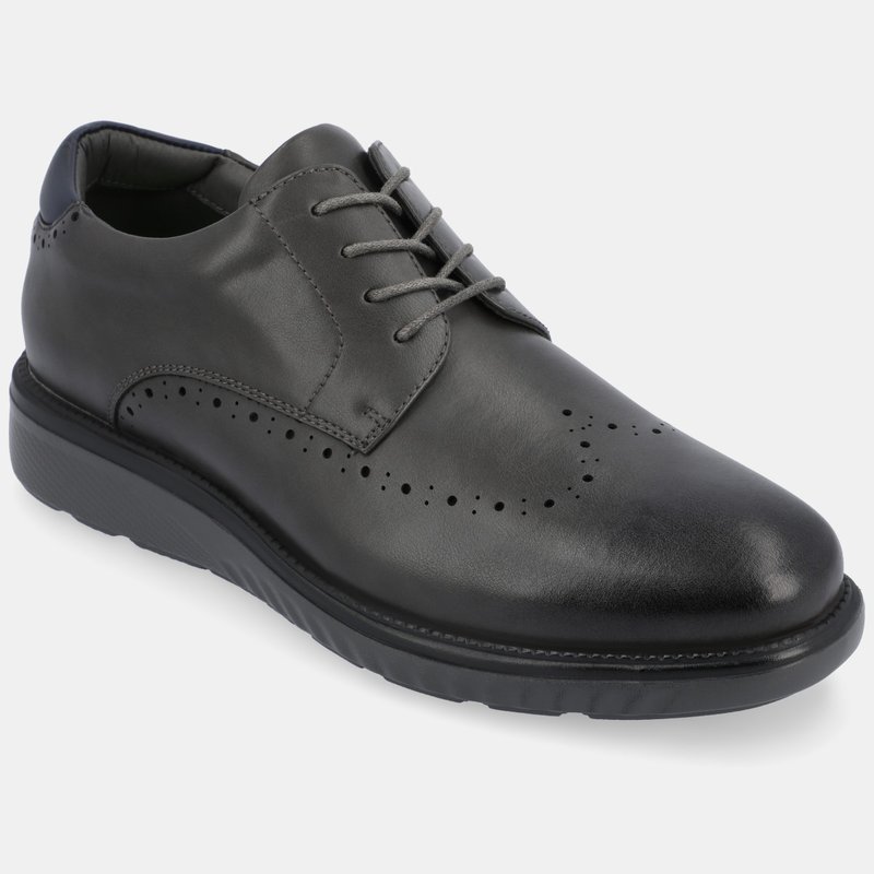 Vance Co. Shoes Ramos Wingtip Hybrid Dress Shoe In Grey