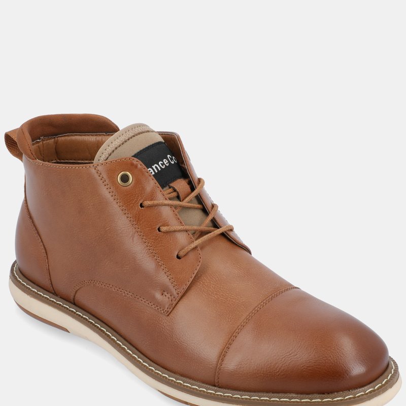 Vance Co. Shoes Redford Lace-up Hybrid Chukka Boot In Brown