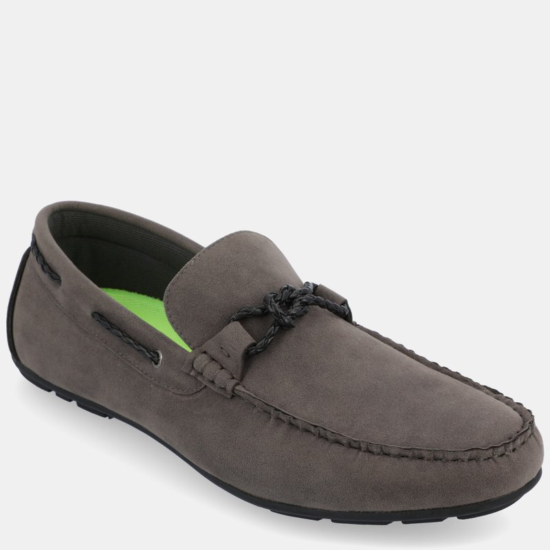 Vance Co. Shoes Tyrell Driving Loafer In Grey