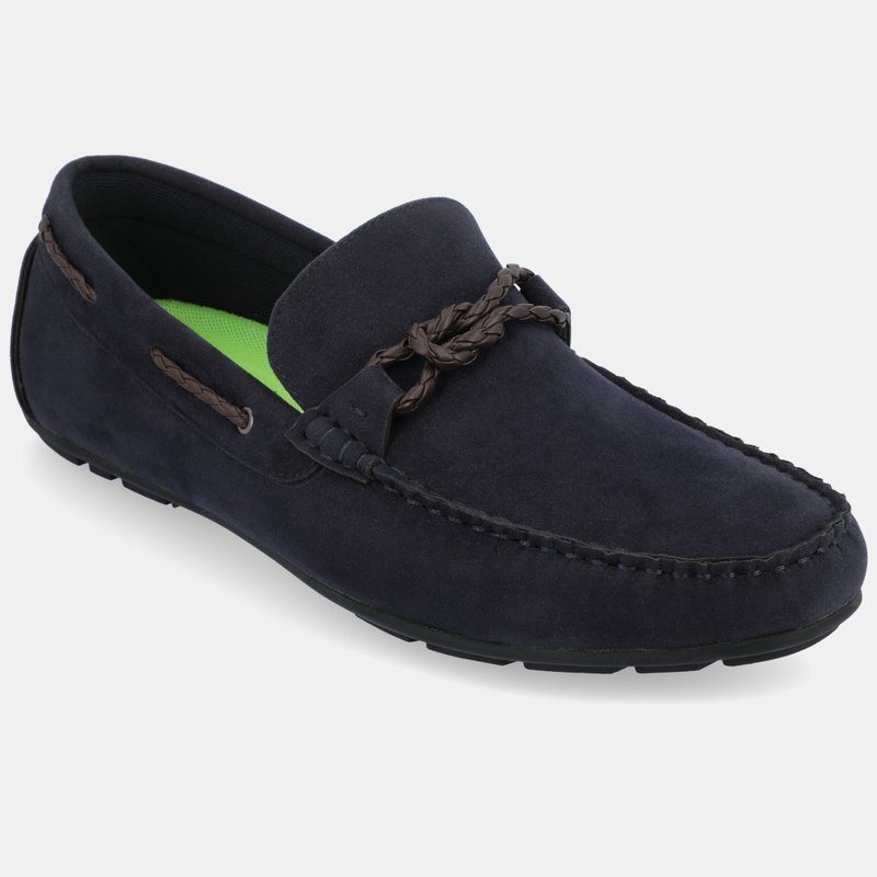 Shop Vance Co. Shoes Tyrell Driving Loafer In Blue