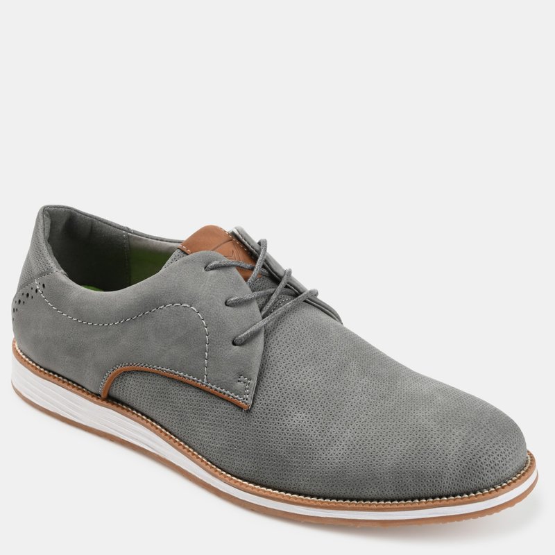 Vance Co. Shoes Vance Co. Blaine Embossed Casual Dress Shoe In Grey