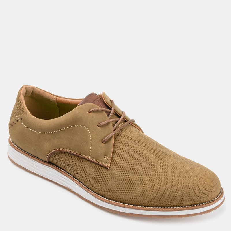 Vance Co. Shoes Vance Co. Blaine Embossed Casual Dress Shoe In Tan