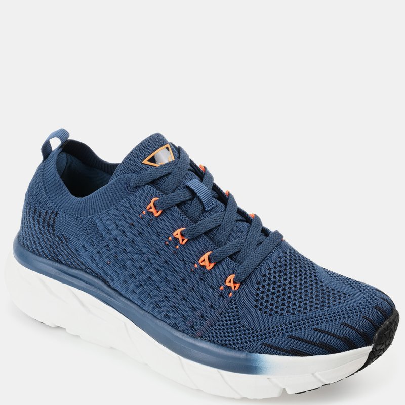 Vance Co. Shoes Vance Co. Curry Knit Walking Sneaker In Blue