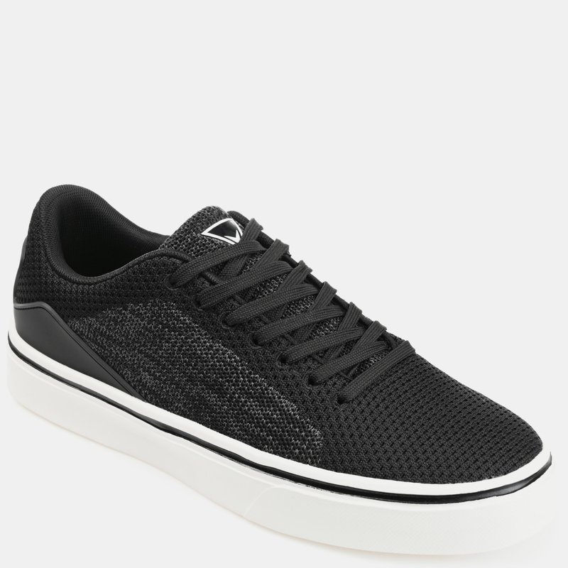 Shop Vance Co. Shoes Vance Co. Desean Knit Casual Sneaker In Black