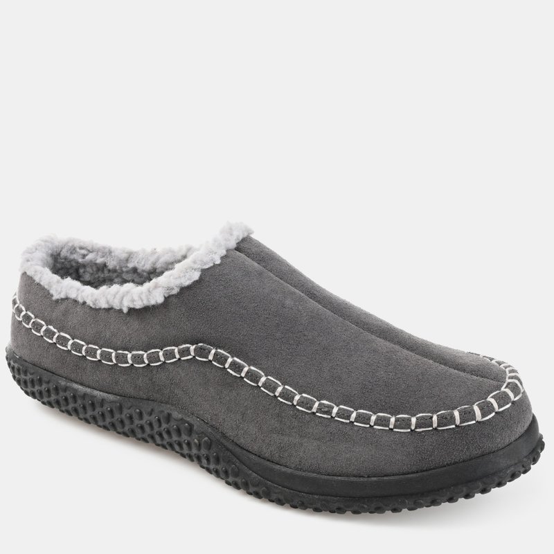 Shop Vance Co. Shoes Vance Co. Godwin Moccasin Clog Slipper In Grey
