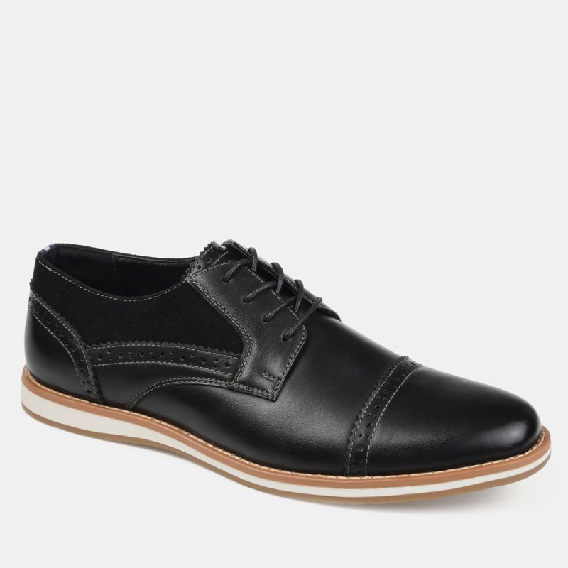 Vance Co. Shoes Vance Co. Griff Cap Toe Brogue Derby In Black