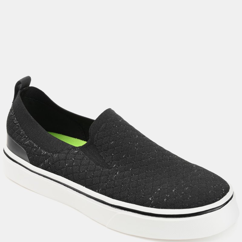 Shop Vance Co. Shoes Vance Co. Hamlin Casual Knit Slip-on Sneaker In Black