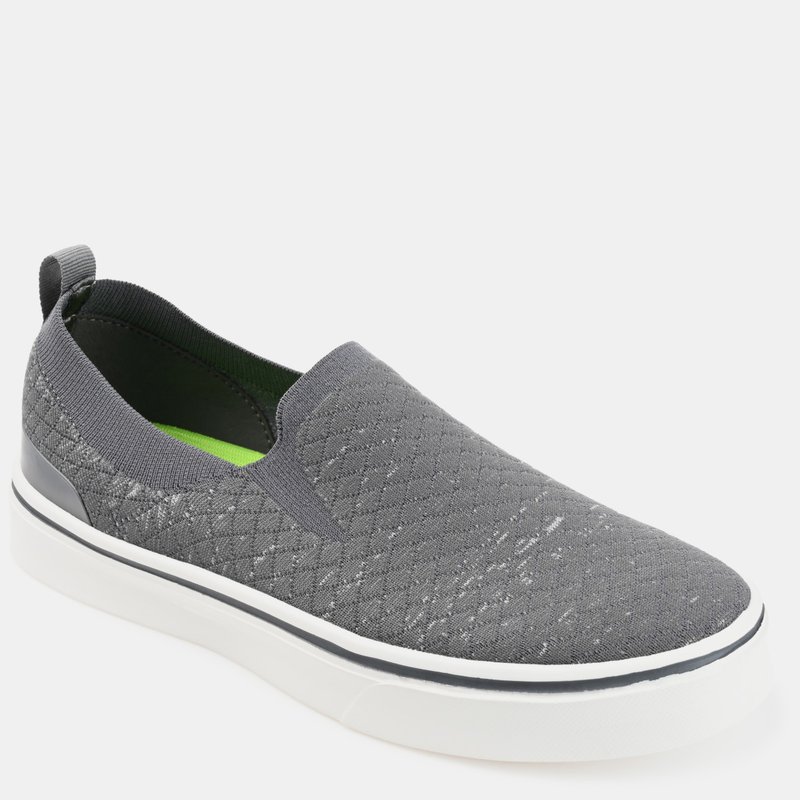 Shop Vance Co. Shoes Vance Co. Hamlin Casual Knit Slip-on Sneaker In Grey