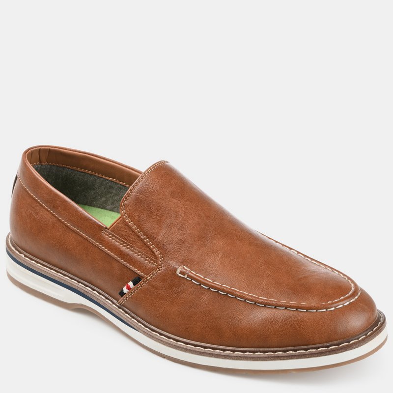 Shop Vance Co. Shoes Vance Co. Harrison Slip-on Casual Loafer In Brown