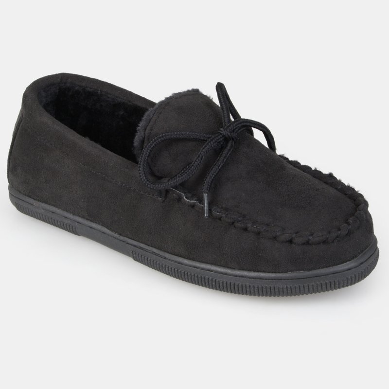Vance Co. Shoes Vance Co. Men's Moccasin Slipper In Black