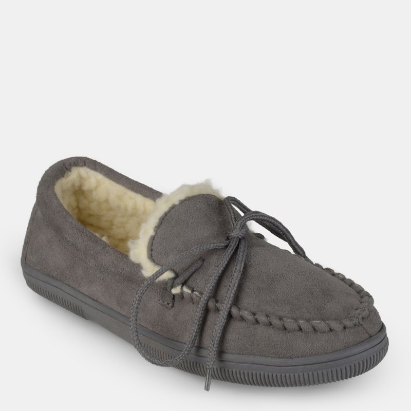 Vance Co. Shoes Vance Co. Men's Moccasin Slipper In Grey