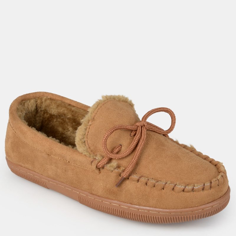 Vance Co. Shoes Vance Co. Men's Moccasin Slipper In Brown