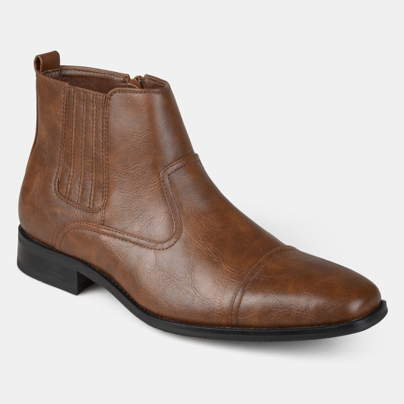 Vance Co. Shoes Vance Co. Men's Wide Width Alex Chelsea Boot In Brown