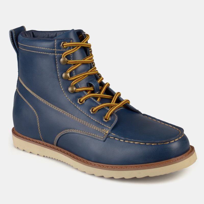 Vance Co. Shoes Vance Co. Men's Wyatt Mock Toe Boot In Blue